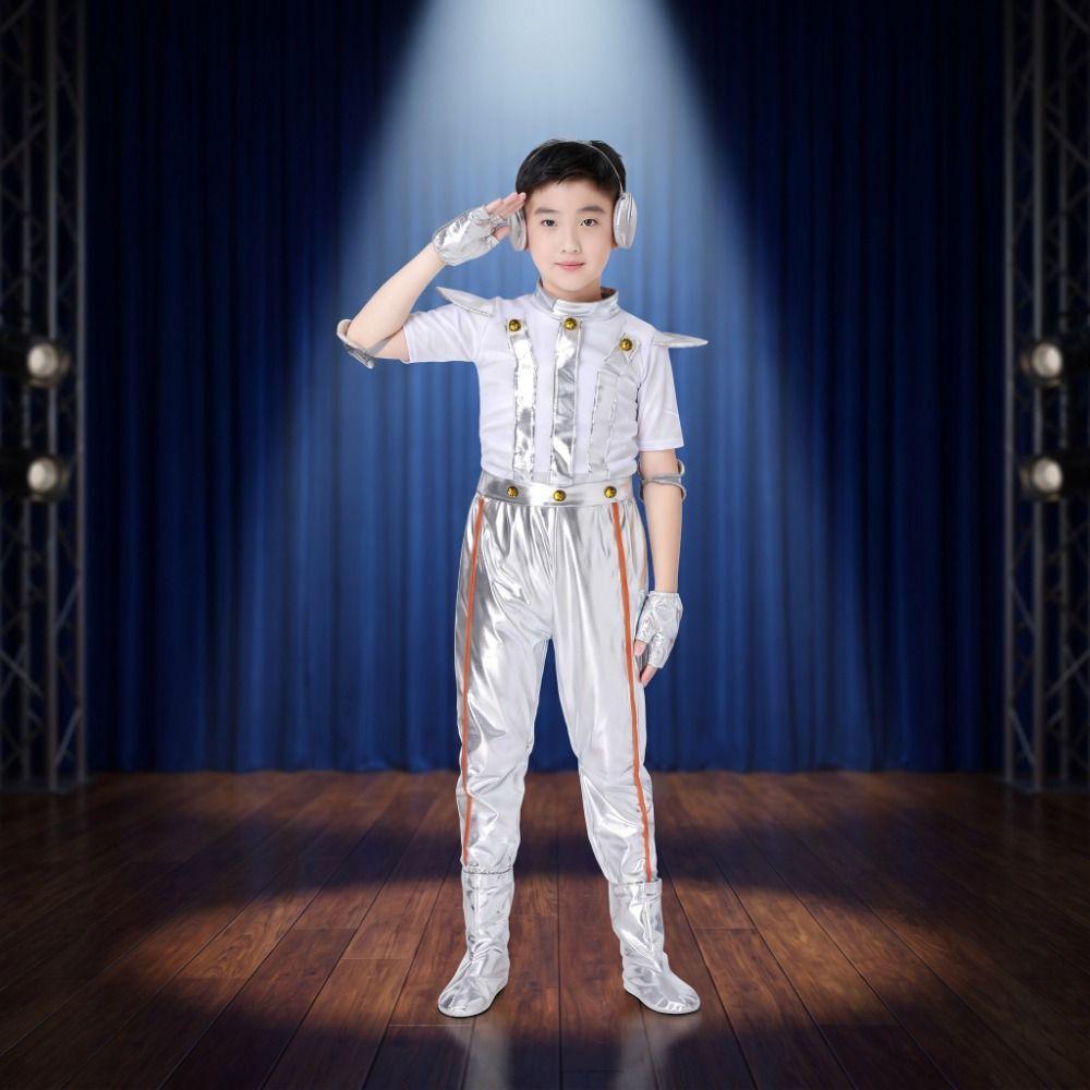 Future Style Space Astronaut Costume Halloween Robot Costume Cute Alien Cosplay Costume Party