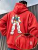 Mobile Suit Gundam Men's Hoodie Vintage Mecha Anime Sweatshirt High Quality Fleece Pullover Warm Casual Autumn Winter Women And Men Hoodies