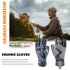 Yousheng 1 пара рыболовных перчаток, супер мягкие, эластичные, износостойкие, устойчивые к ультрафиолетовому излучению, солнцезащитные перчатки, снаряжение для кемпинга