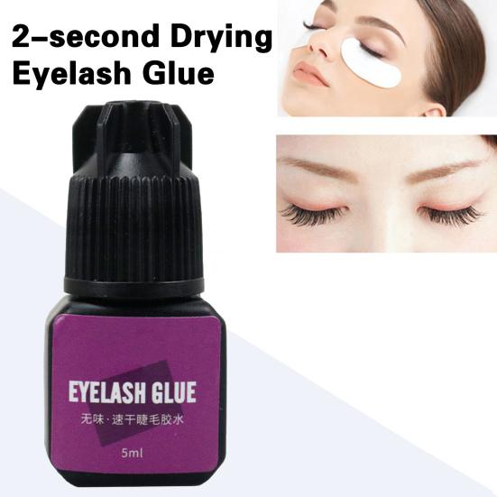 Yousheng 5ML Eyelash Extension Glue Waterproof Long-Lasting Quick-Drying Adhesive False Lashes Glue Grafting Lashes No Irritant Makeup