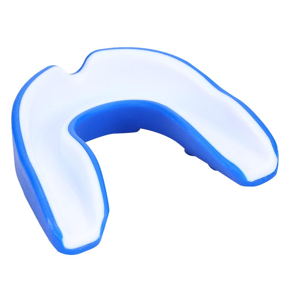 EVA Adult Mouth Guard Teeth Tooth Protector Boxing Accessory Blue & White