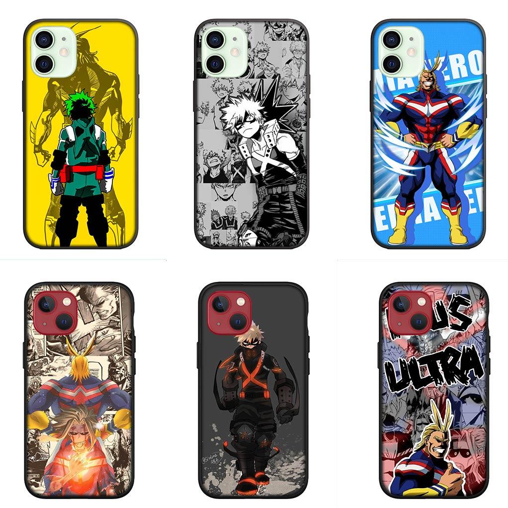 Чехол для телефона Midoriya Izuku My Hero Academia All Might для Apple iPhone 15 14 Plus 13 12 Mini Pro Max + 13Pro 14+ 15+ Мягкий чехол