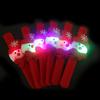 LED Light Glow Christmas Dazzling Toy Xmas Slap Circle Bracelet Wrist Band Gift