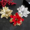 12 шт. с клипсами Искусственные рождественские цветы Многоцветные Многофункциональные рождественские цветочные украшения со стеблями Широкое применение