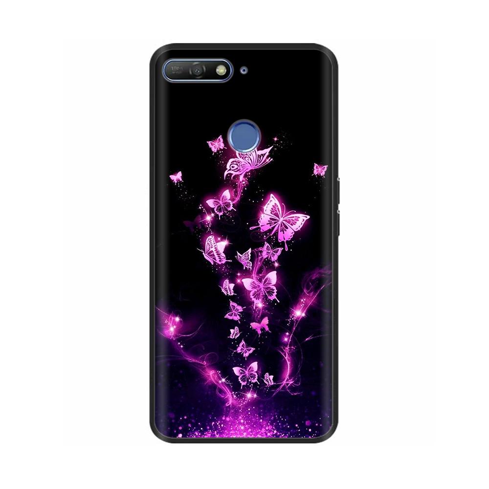 Cute Candy Painted Cover For Huawei Honor 7A Pro Case Soft Silicone Back Cover For Honor 7C Cases Honor7A Pro 5.7" Cases Bumper