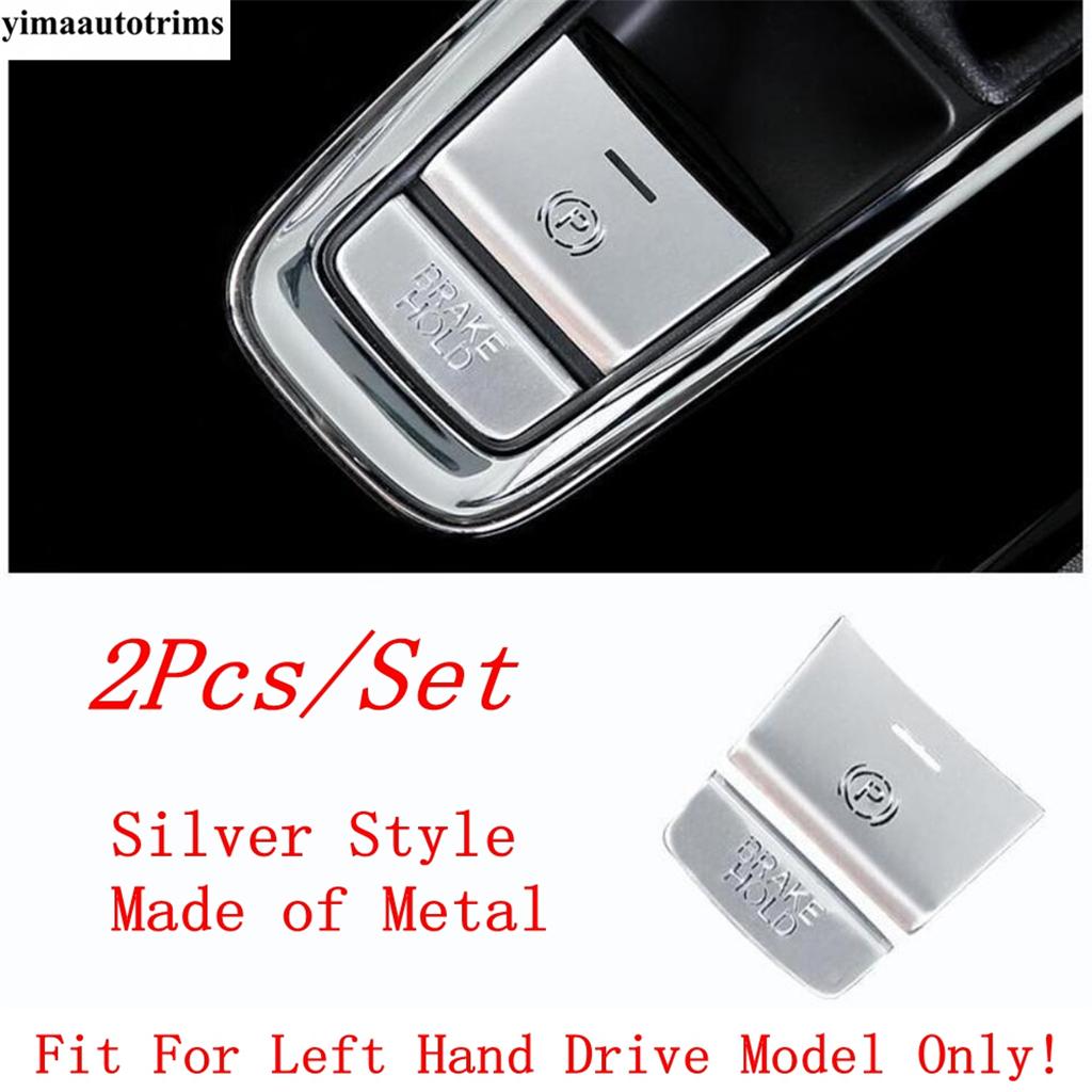 Car Gear Position Handbrake Central Control Button Sequin Decoration Cover Trim Accessories For Honda Vezel HR-V 2014 -