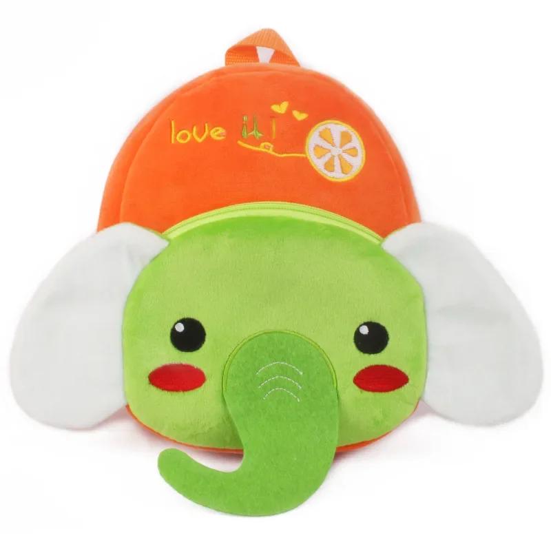 Детские школьные сумки унисекс, милый плюшевый рюкзак с 3D животными для мальчиков и девочек, детская мини-сумка для книг, детские рюкзаки для мальчиков 0-4 лет