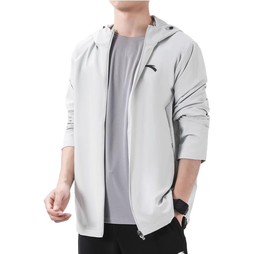Anta Variety Training Collection Jackets & Coats Men's Clear Mist Gray 952437602-1