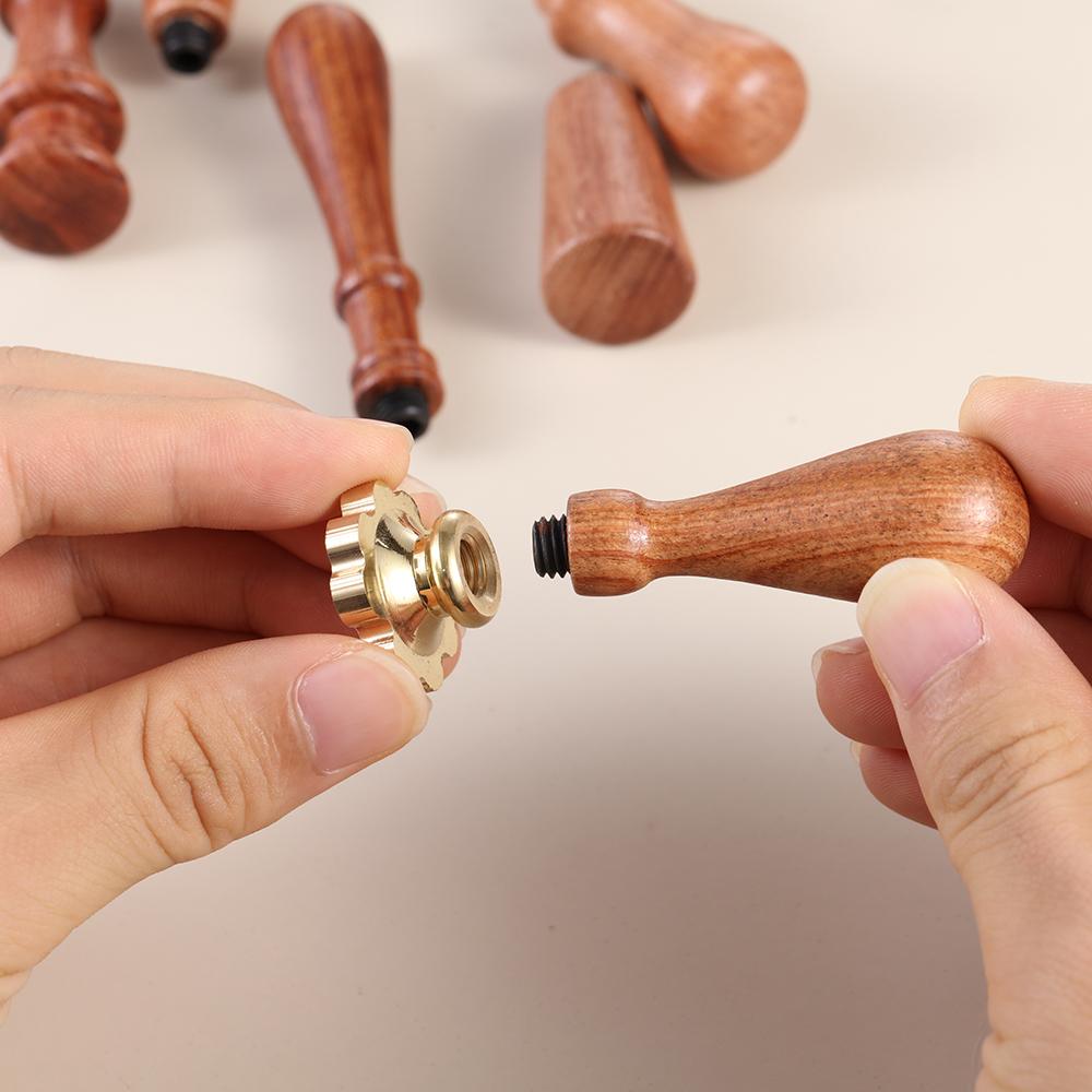 Печати Штампы Круглые свадебные приглашения Краска Печать Восковая медная головка Печать воска Печать Счастливого Рождества