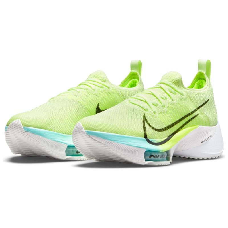 Nike Air Zoom Tempo Next% Flyknit Volt Light Blue Women's Sneakers Casual CI9924-700