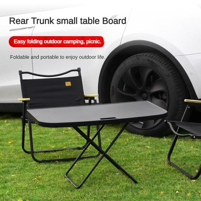 for Tesla Model Y Juniper 2025 Model 3 Highland 2024 Camping Table Portable Foldable Rear Trunk Desk Outdoor Rest Camping Travel