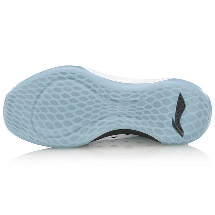 Li Ning SONIC 7 Ткань износостойкая дышащая средняя высота Баскетбольные кроссовки Мужские Черный Белый ABAP019-1