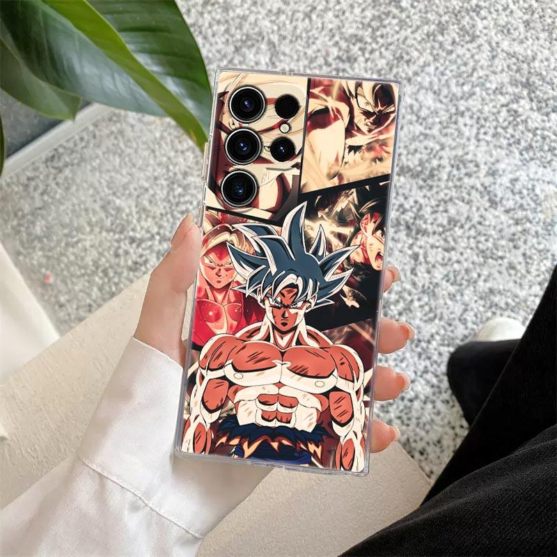 DBZ Goku Gogeta S26 Ultra Case For Samsung Galaxy S25 S26 S24 S23 Ultra S22 S20 Plus S21 FE A57 Vegeta Super Saiyans Phone Cover