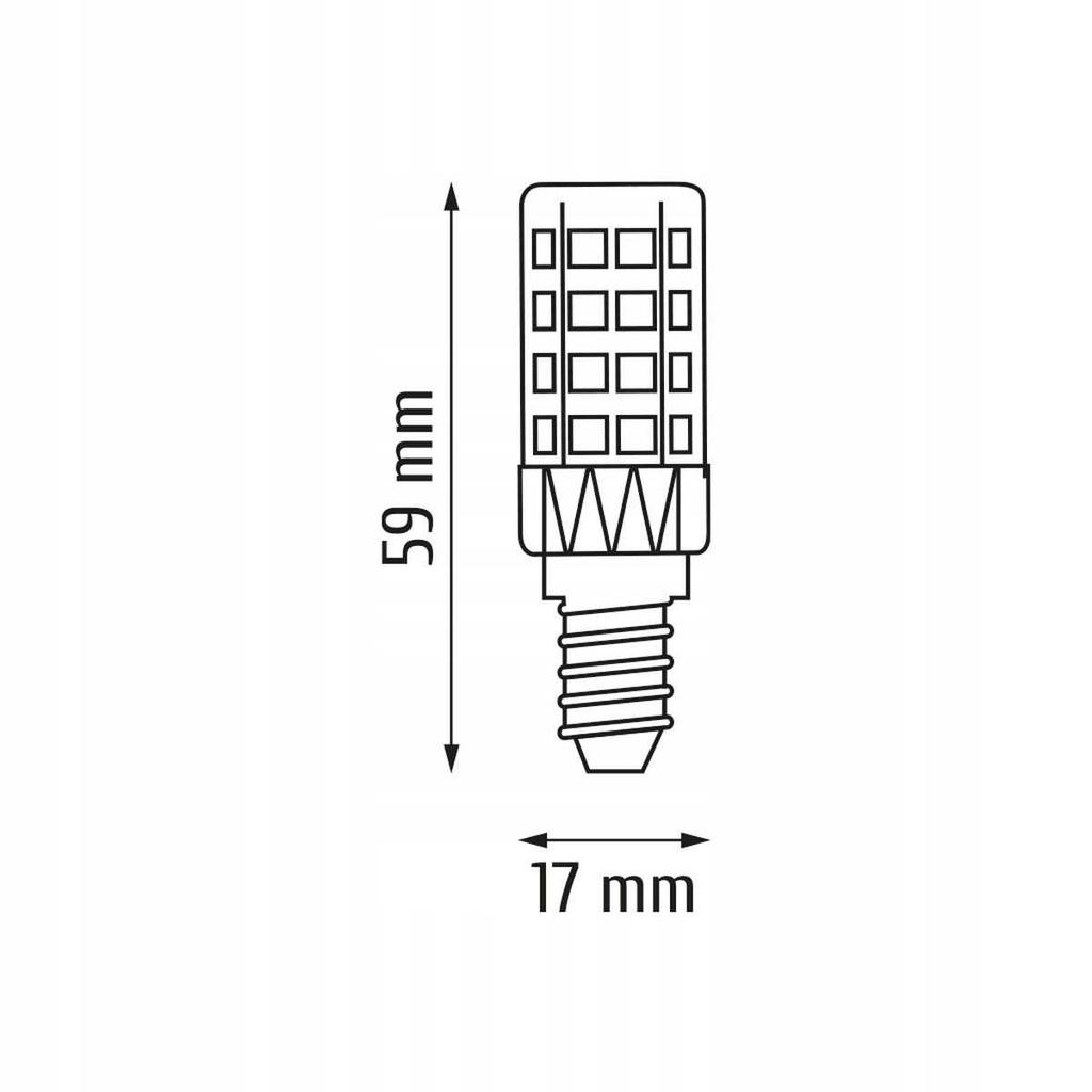 Lampa Led E14 3,8W 370Lm 4000K Okap Inq