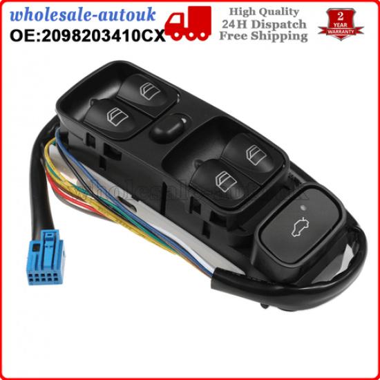 For Mercedes CLK320 CLK500 W209 2003-2009 Electric Window Switch A2098203410