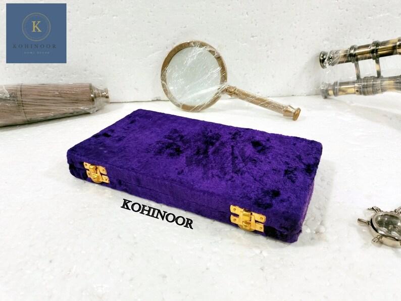 Латунные аптекарские весы с бархатным футляром: Декор в винтажном стиле