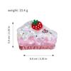 1pc Strawberry Cake Girl's Heart Grabbing Clip, Large Shark Clip, High-end and Sweet Clip, Hair Accessory, Headwear for Women