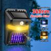30w Solar Mosquito Killer Lamp Outdoor Mosquito Killer Light Waterproof 365 UV Fly Killer Night Protection Waterproof LED Solar Lamp