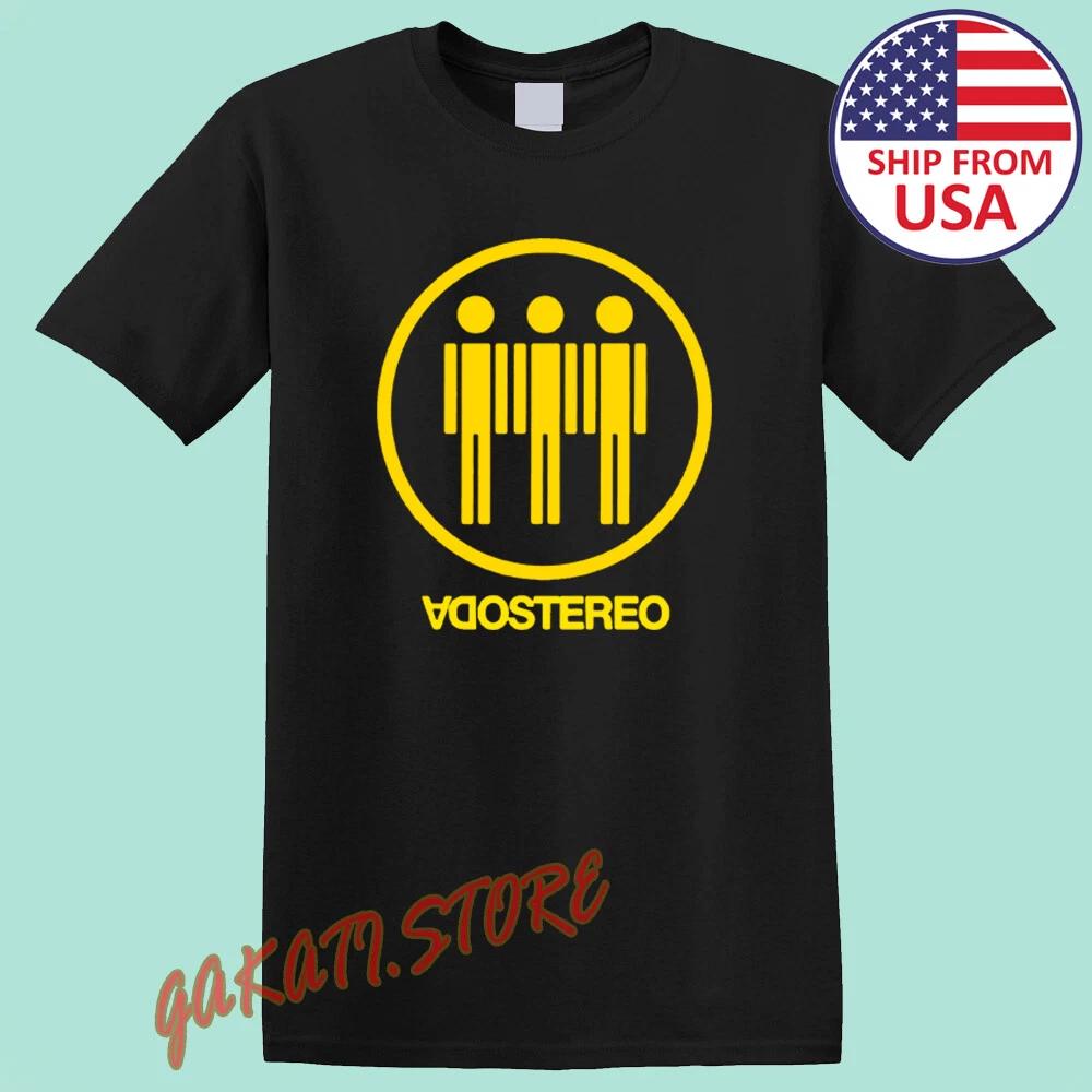 Soda Stereo Men's Black Size S-5XL