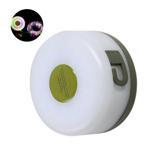 Выдвижной уличный фонарь для кемпинга, водонепроницаемый, сказочный светильник, перезаряжаемый через USB, регулируемый, складной, светодиодный светильник для сада, патио, двора, палатки, украшения