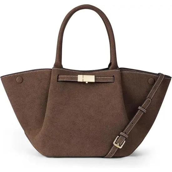 Женская винтажная матовая кожаная сумка для покупок, большая сумка через плечо, дизайнерские модели