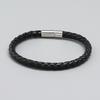 Faux Leather Braided Bracelet Handmade Luxury Solid Color Casual Unisex Bracelet Wrist