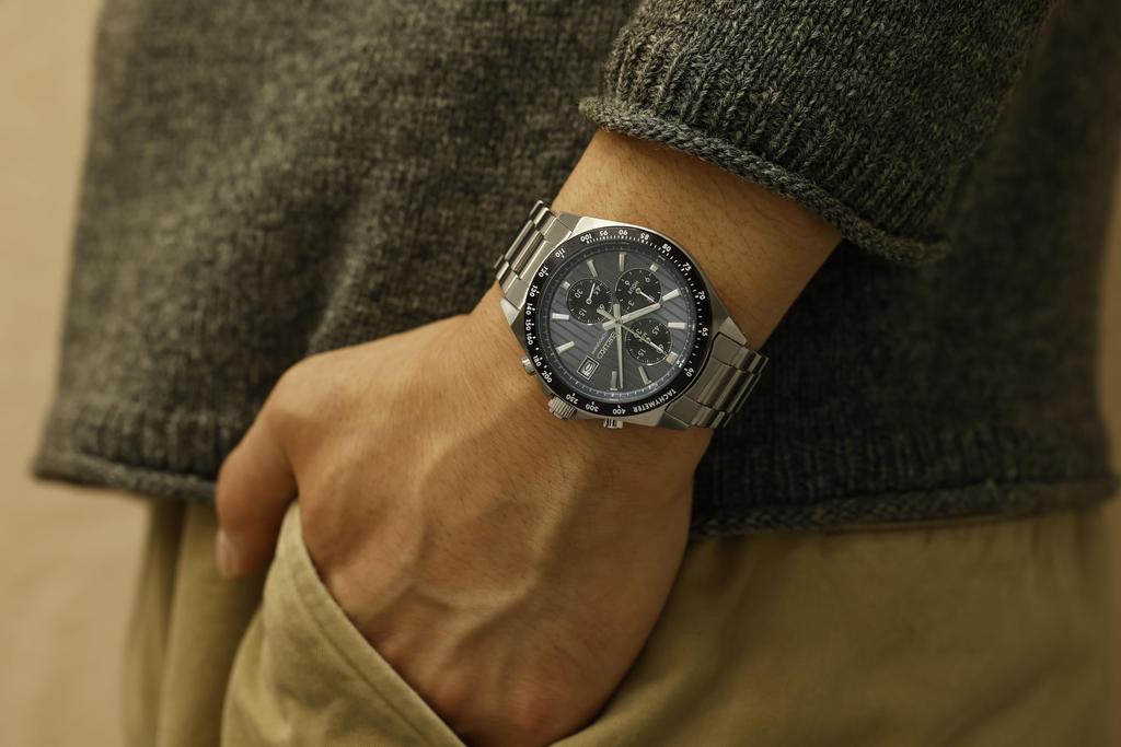 [Часы Seiko] Наручные часы Seiko Selection S Series Мужские кварцевые хронографы на батарейках (Вертикальные три глаза) SBTR041 Серебро