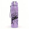 1PC Game Controller Hand Sketch 750ml Color Plastic Sports Water Bottle Leakproof Flip Straw Lid Suitable for Sports Office Home Use