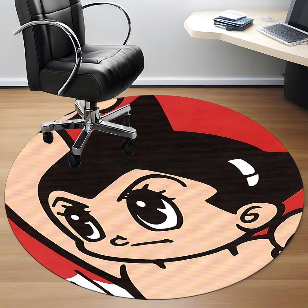 Astro Boy Office Round Area Rug, Under Office Chairs Bedroom Living Room Home Decor, a1022390