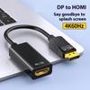 1 шт. Кабель-адаптер Displayport 4K к HDMI-совместимому видео и аудио для ПК, компьютера, HDTV, проектора, кабель-конвертер DP к HDMI
