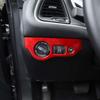 Наклейки-декоративные накладки на панель переключателя фар для Dodge Challenger 2015 и новее, для Charger 2010 и новее, ABS, аксессуары для интерьера