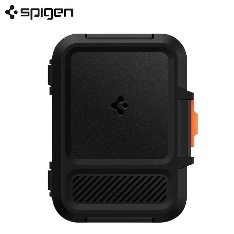 Spigen Lock Fit Для MagSafe Держатель для карт Для iPhone 17 Air 12 13 14 Plus 15 16 17 Pro Max Прочный Жесткий Корпус Магнитная Сумка для Карт