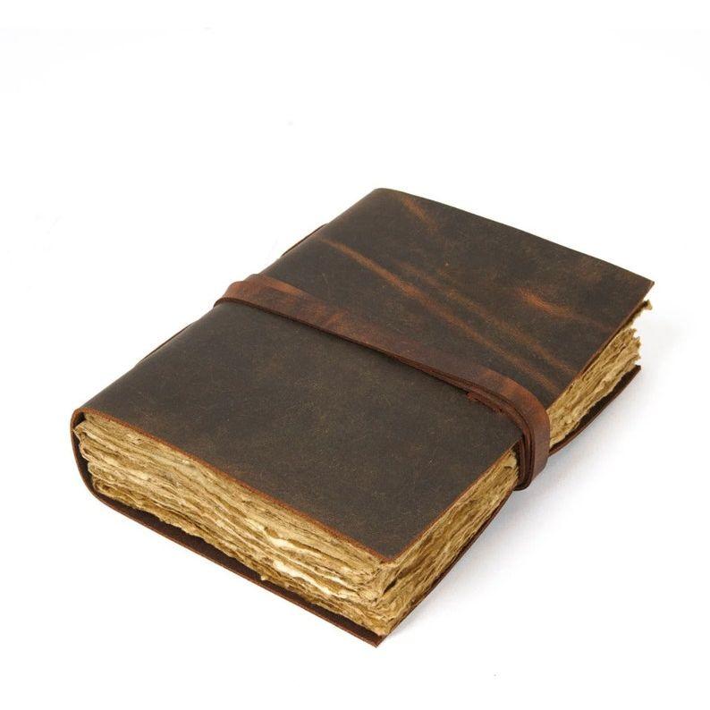 Кожаный блокнот A5, книга для эскизов, путевой праздничный журнал, подарок для нее и него, Рождество, день отца, матери