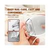 Automatic Electric Nails Clipper,Automatic Fingernail Grinder, Nails Trimmer with Light and Nails Scraps Storage