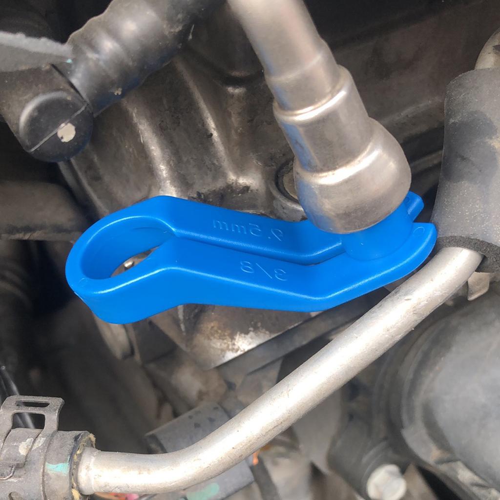 7 шт. Инструменты для разъединения топливопроводов переменного тока Набор угловых инструментов для разъединения топливопроводов Синий Замена для Ford и Chrysler