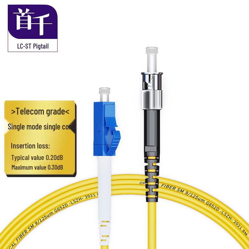 SHOCHAN Single-Mode Fiber Optic Patch Cable