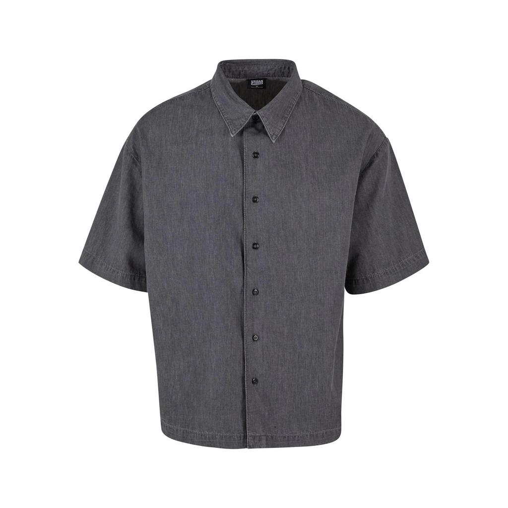Urban Classics Mens Denim Lightweight Shirt