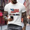 Men's Printed Short Sleeve T-Shirt Men's Loose Casual Short Sleeve Top