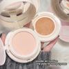 2-in-1 Pressed Powder And Air Cushion CC Cream, Moisturizing BB Cream Makeup Long Lasting Matte Concealer