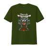 РЕДКИЙ Metalocalypse DETHKLOK Череп Кровь Принт 2XL Черная Хлопковая Футболка для Фанатов Adult Swim винтажная Стирка Дышащая мужская