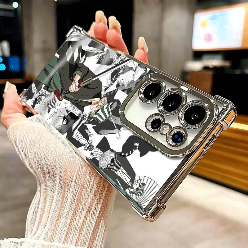 Чехол для телефона с покрытием Bleach Kisuke Urahara для Samsung Galaxy S24 S25 FE S26 Edge S23 Ultra S22 S21 Plus S20 Противоударный с Airbag Cov