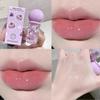 4Pcs Hydrating Lip Gloss Oil Set, Fruit Flavored Gloss, Moisturizing Cute Lip Blam Lip Care, Jelly Lip Make-Up for Women, Friendly, Party Gift