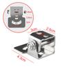 1pc Motorcycle Spotlight Fog Lamp Adjustable Auxiliary Holder Clamp Headlight Mounting Rotation Bracket Motorbike Accessories