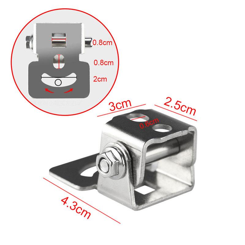 1pc Motorcycle Spotlight Fog Lamp Adjustable Auxiliary Holder Clamp Headlight Mounting Rotation Bracket Motorbike Accessories