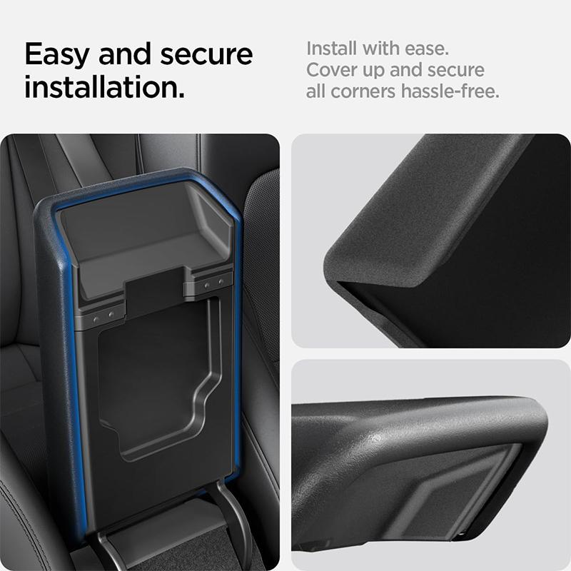 Central Armrest Box Pad For Tesla Model Y Juniper 2025+Model 3 Highland TPE Handrail Box Anti Scratch Pannel Protective Cover