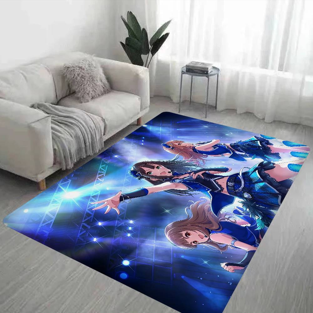 Rin Shibuya Floor Mat Retro Multiple Choice Living Room Kitchen Rug Non-Slip Modern Home Decor
