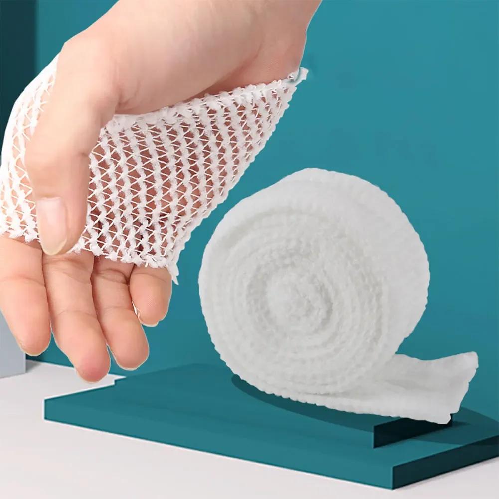 1 Roll Elastic Net Tubular Bandage Gauze Fix Breathable Bandage Retainer For Wound Dressing Adults Wrist Elbow Knee Ankle Kids