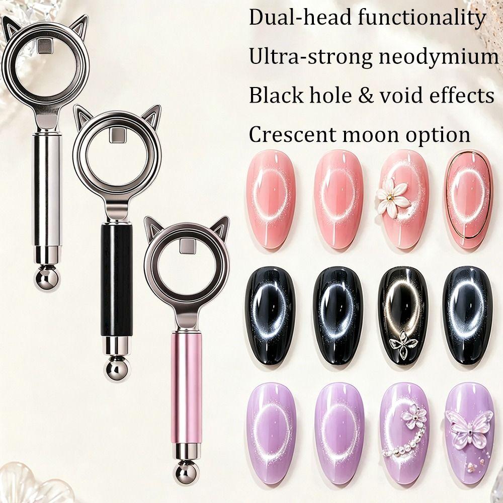 Uniform Magnetic Force Hollow Out Cat Eye Magnet Manicure Tools Can Easily DIY Cat Eye Effect