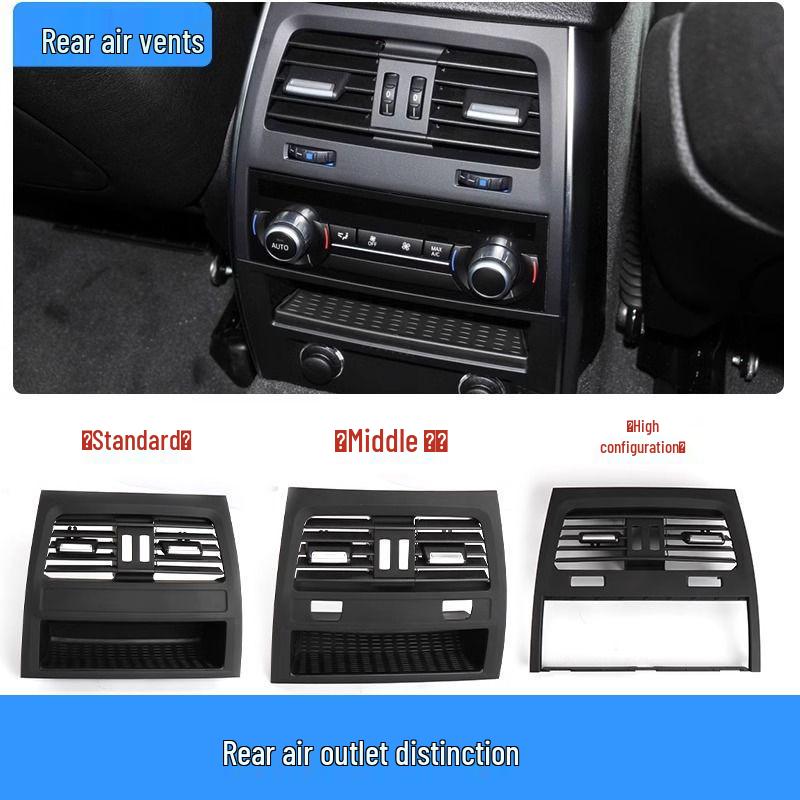 BMW 5 Series GT Rear Air Conditioning Vent Panel for 528GT/535GT F07