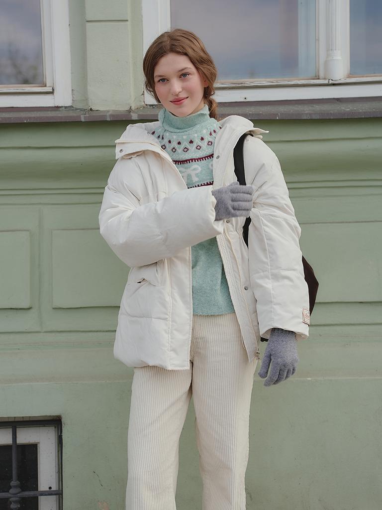 LANGNLU Rabi Duck Half Padding(Ravi)_Ivory
